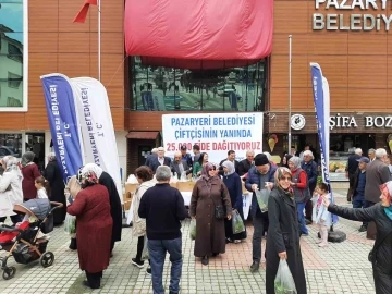 Pazaryeri Belediyesinden çiftçiye destek
