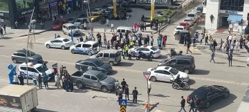 Polise zor anlar yaşattı
