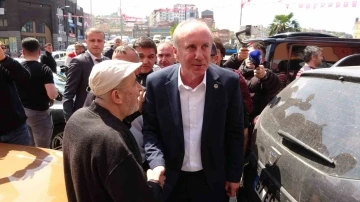 &quot;AK Parti’nin polisi nasıl sizi koruyor&quot; diyen vatandaşa İnce’den &quot;Devletin polisine saygısızlık yapma&quot; cevabı
