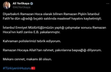 Ramazan Pişkin’in katil zanlısı yakalandı
