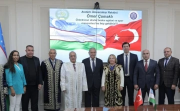 Rektör Prof. Dr. Ömer Çomaklı Özbekistan’da
