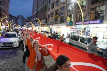 Rize’de 15 Temmuz birlik ve beraberlikle anıldı
