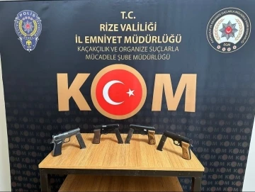 Rize’de silah kaçakçılığı operasyonu: 1 tutuklama
