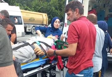 Rize’de trafik kazası: 1’i ağır 2 yaralı
