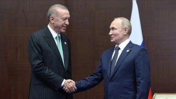 Rusya Devlet Başkanı Putin, Cumhurbaşkanı Erdoğan'ın yeni yılını kutladı