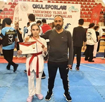 Şahinbeyli sporcu Batman’dan madalya ile döndü
