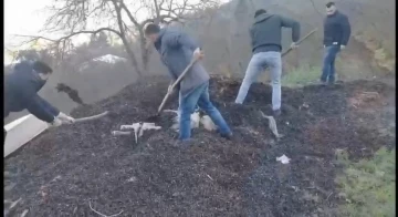 Sahte içki yapıyordu, bidonları gömdüğü yer hayrete düşürdü