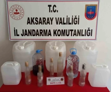 Sahte içkiyle zehirleyemeden jandarma yakaladı
