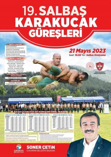 Salbaş Karakucak Güreşleri, 21 Mayıs Pazar günü gerçekleşecek
