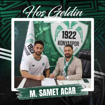 Samet Acar, 1922 Konyaspor’da
