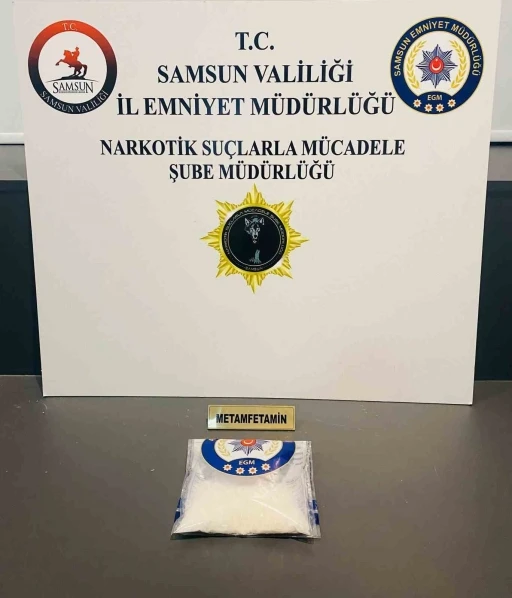 Samsun’da 146 gram metamfetamin ele geçirildi
