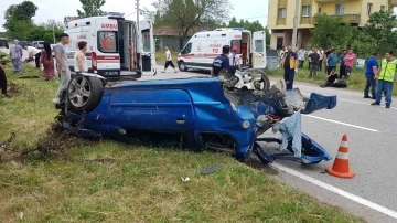 Samsun’da 3 araçlı trafik kazası: 7 yaralı
