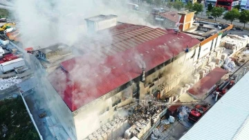 Samsun’da fabrika yangını kontrol altına alındı
