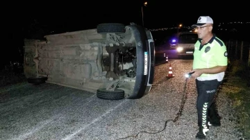 Samsun’da fındık işçilerini taşıyan minibüs devrildi: 18 yaralı