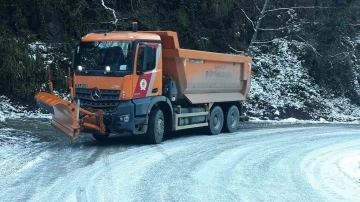 Samsun’da karla mücadele
