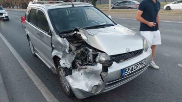 Samsun’da otomobil motosiklet ile çarpıştı: 1 yaralı
