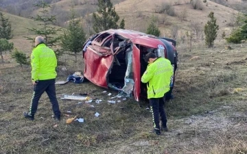 Samsun’da otomobil takla:  1 yaralı
