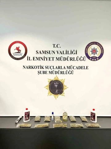 Samsun’da uyuşturucu taciri evinde yakalandı
