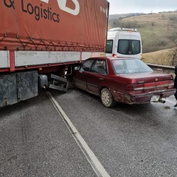 Samsun’da zincirleme trafik kazası: 1 yaralı
