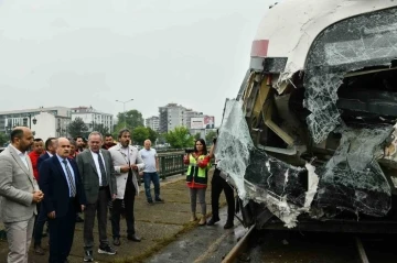 Samsun’daki tramvay kazası
