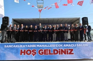 Sancaklıkayadibi çok amaçlı salonu hizmete açıldı
