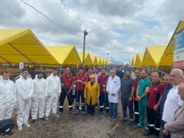 Sancaktepe kurban kesim alanı bayrama hazır
