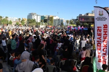 Şanlıurfa’da depremden etkilenen çocuklar gönüllerince eğlendi
