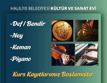 Şanlıurfa’da kültür ve sanat kurs kayıtları başladı
