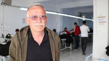 Şehit babası açtığı tekstil atölyesinde şehit yakınlarına da iş imkanı sunmak istiyor