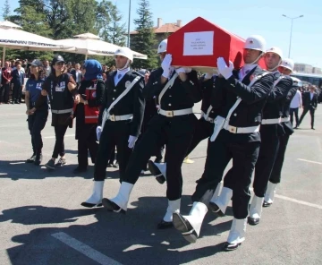 Şehit polis Akpınar için tören düzenlendi
