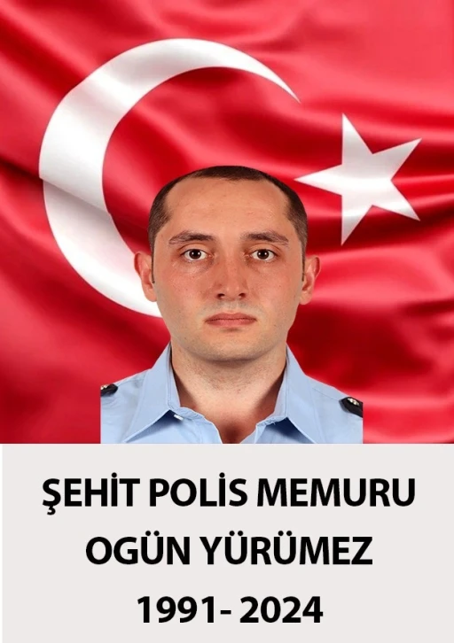 Şehit polis Ogün Yürümez’in cenazesi Adli Tıp Kurumundan alındı
