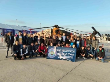 Şehit Sercan Yazar Meslek Lisesi öğrencileri TEKNOFEST’te
