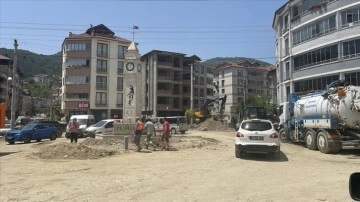 Selden etkilenen Zonguldak'ta hayat normale dönmeye başladı