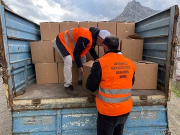 Şemdinli ve Yüksekova’daki 4 bin 350 aileye gıda yardımı
