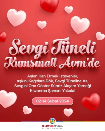 Sevginin merkezi ‘KUMSmall AVM’
