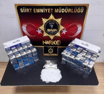 Siirt’te 266 gram metamfetamin uyuşturucu ele geçirildi, 1 şüpheli tutuklandı
