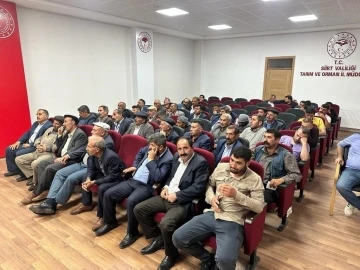 Siirt’te göçerlerin sorunları masaya yatırıldı
