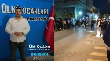 Silahlı kavgada Ülkü Ocakları Başkanı vuruldu 