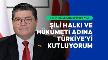 Şili'nin Ankara Büyükelçisi Arcos, Türkiye Cumhuriyeti'nin 100. yılını kutladı