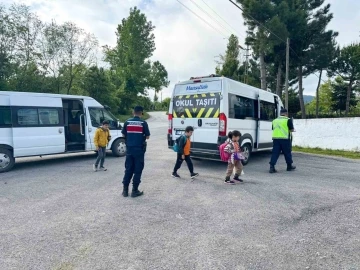 Sinop’ta jandarma denetimleri
