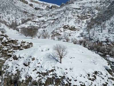 Şırnak’ta dağlar karla kaplı
