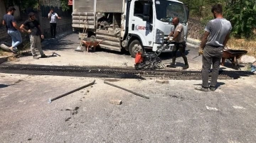 Su taşkınlarının önüne geçmek için mazgallarda çalışma
