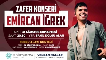 Süleymanpaşa’da 30 Ağustos kutlamaları
