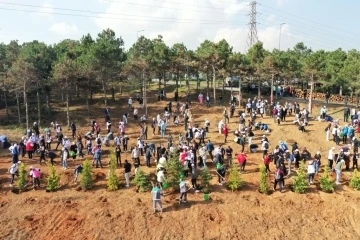 Sultangazi’de Cumhuriyetin 100. yılında 1923 fidan dikildi
