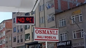 Sungurlu’da termometreler 40 dereceyi gösterdi
