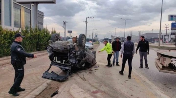 Bursa'da taklalar atarak karşı yöne geçti