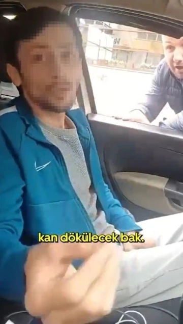 Taksicilerden Martı TAG şoförüne tehdit