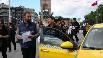 Taksilere araç içi kamera denetimi: 6 araç trafikten men edildi