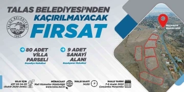 Talas’ta Kaçırılmayacak Yatırım Fırsatı
