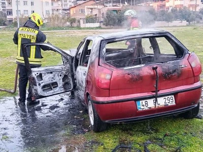 Tamircilere kızdı aracını benzin dökerek yaktı